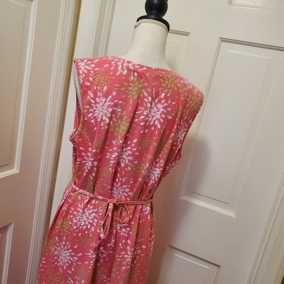 Denim & Co. MAXI Shift dress pretty blend of colors Size Small - Picture 5 of 11